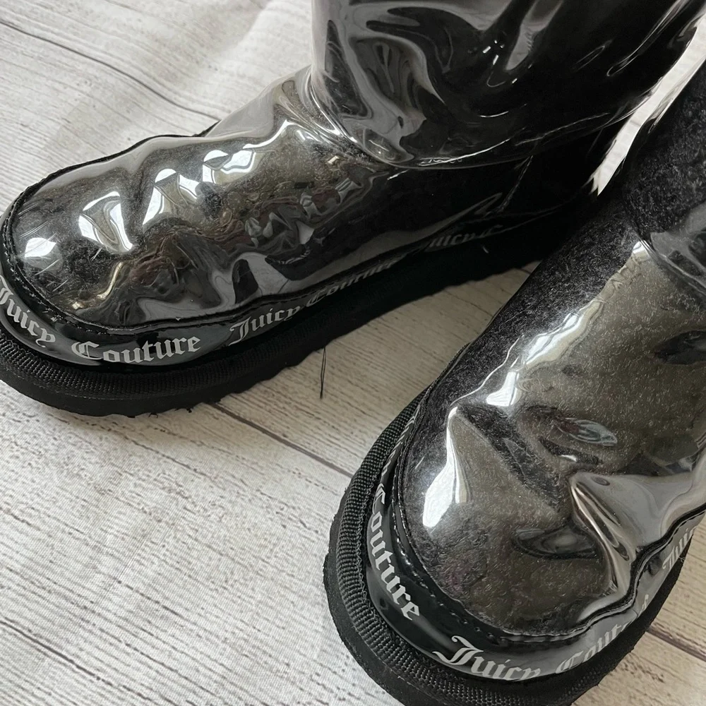 Juicy Couture black little girls boots sz 3